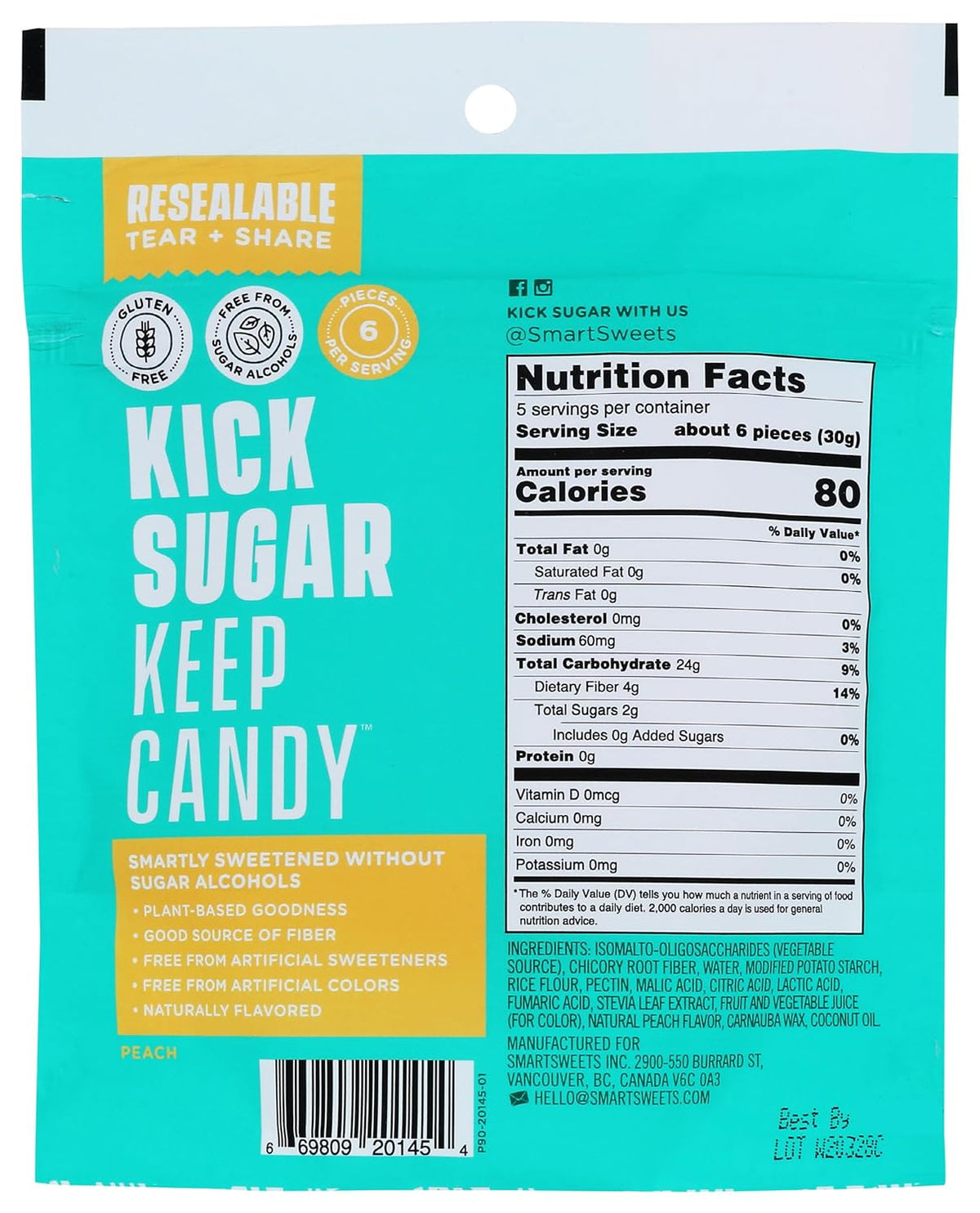stevia leaf extract for zero-calorie sweetness