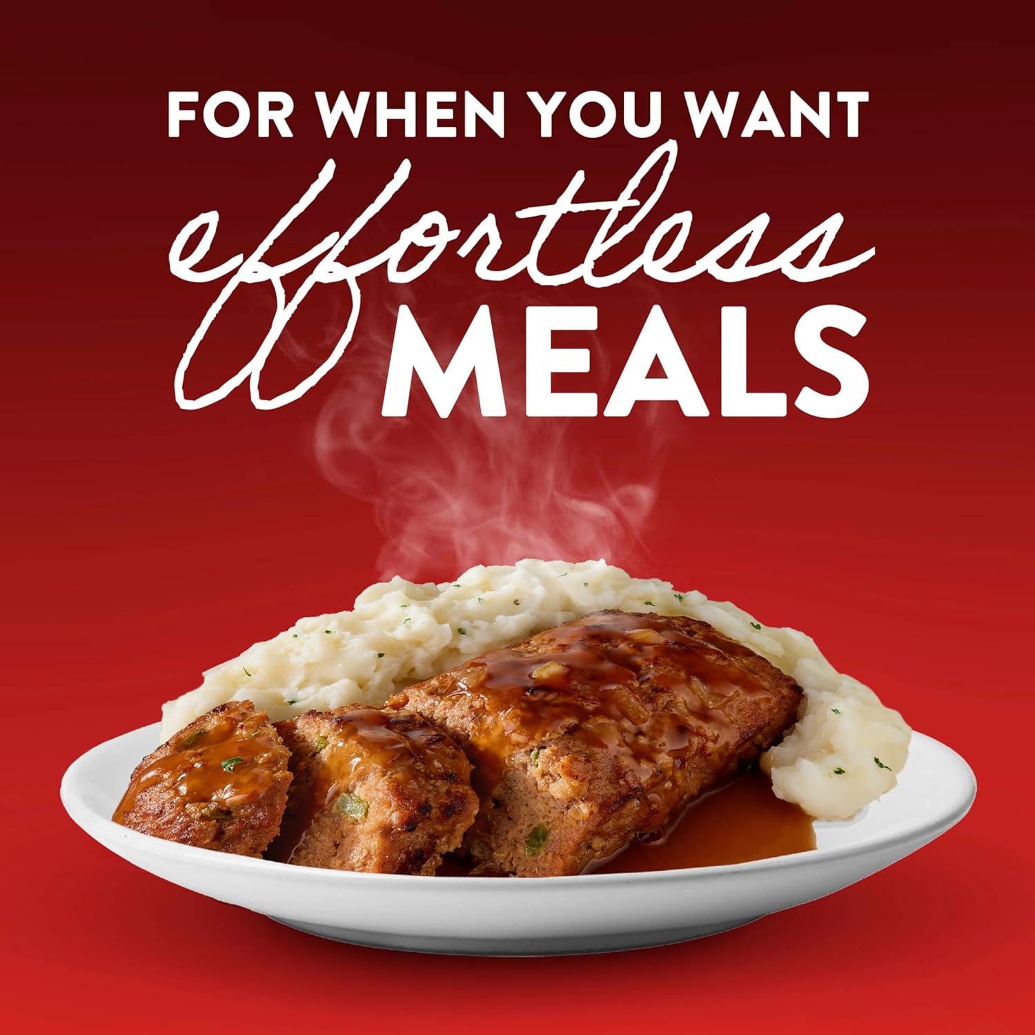 Stouffer's Classic Meatloaf Single Serve – Comforting Microwave Dinner for Solo Self Care Evenings