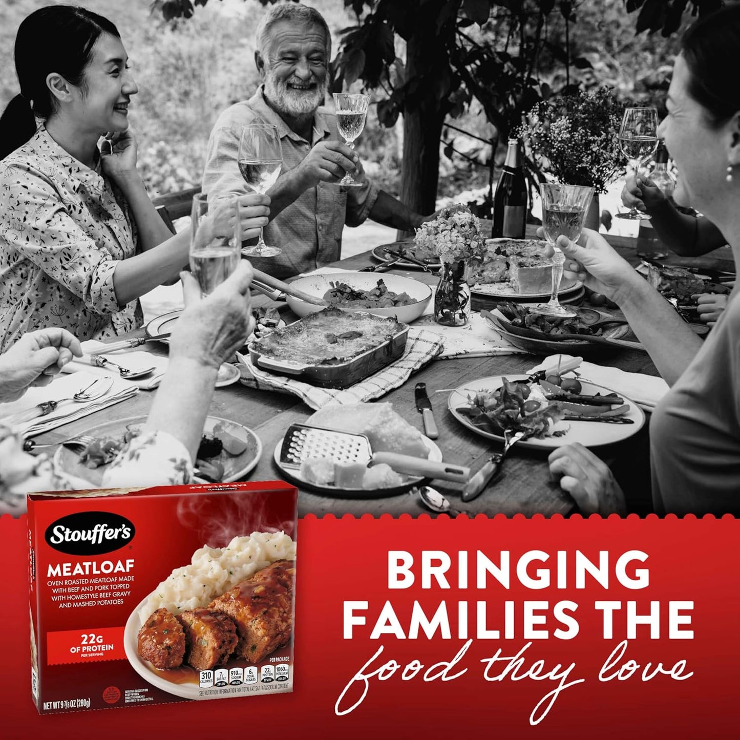 Stouffer's Classic Meatloaf Single Serve – Comforting Microwave Dinner for Solo Self Care Evenings