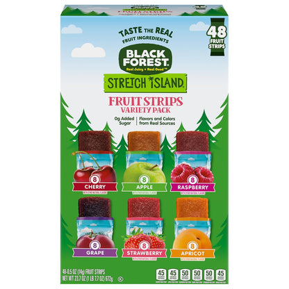 Stretch Island Fruit Strips – Simple Grab-and-Go Snack Drawer Essential, Zero Added Sugar 48 Count
