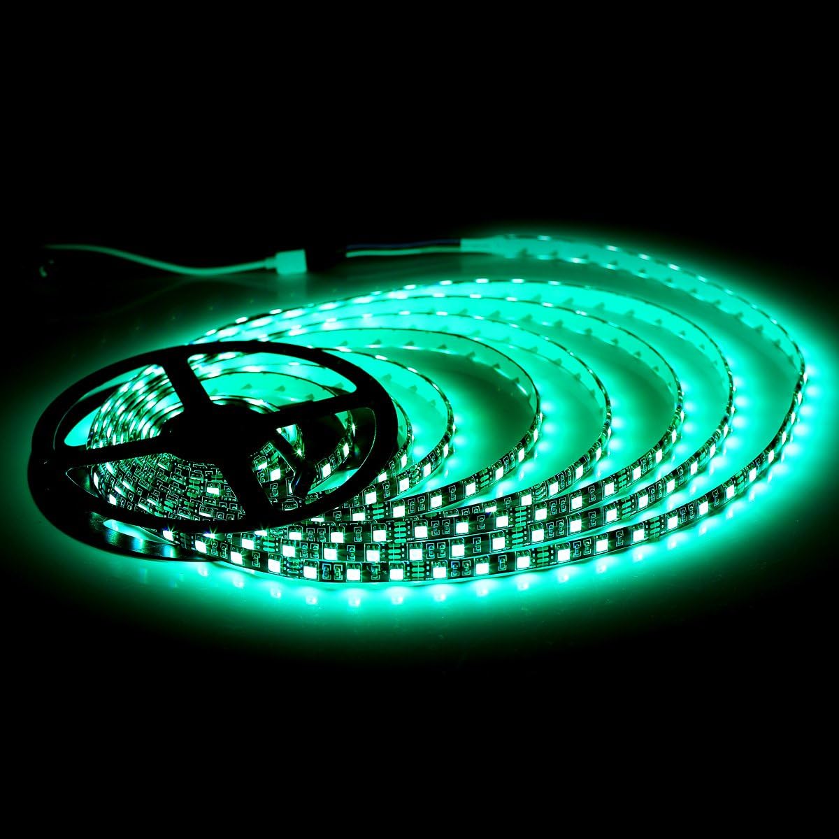 SUPERNIGHT Low Profile LED Light Strip – Discreet Black Backing Blends Into Dark Shelves and Media Consoles