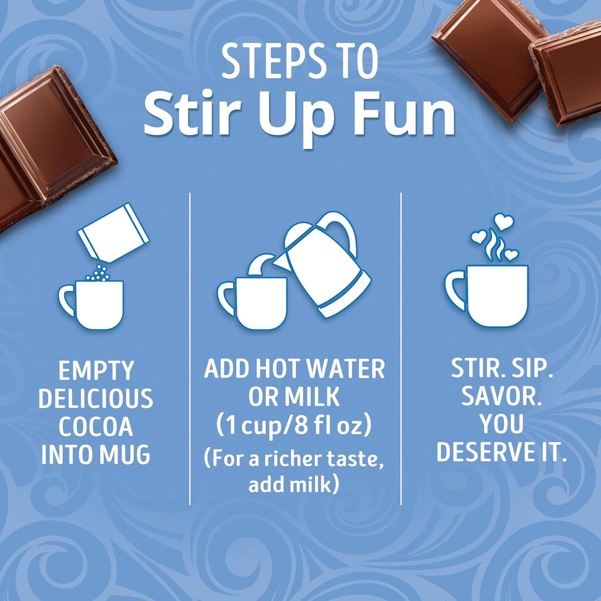 Swiss Miss Hot Cocoa Mix – Lightweight Packets for Holiday Markets and Outdoor Gatherings