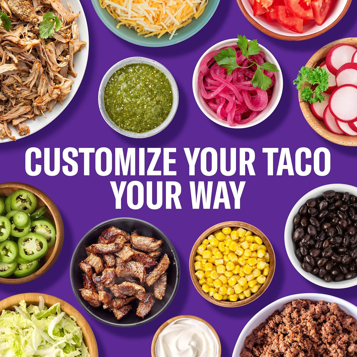 Taco Bell Crunchy & Soft Taco Cravings Kit as a Housewarming Gift, Ready-Made Taco Kit for New Apartment Dwellers