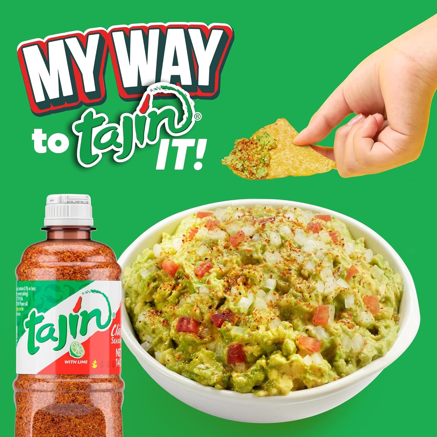Tajin Clásico Chile Lime Seasoning – Allergen-Free Snack Topper for Family Lunch Stations and Backyard Picnics