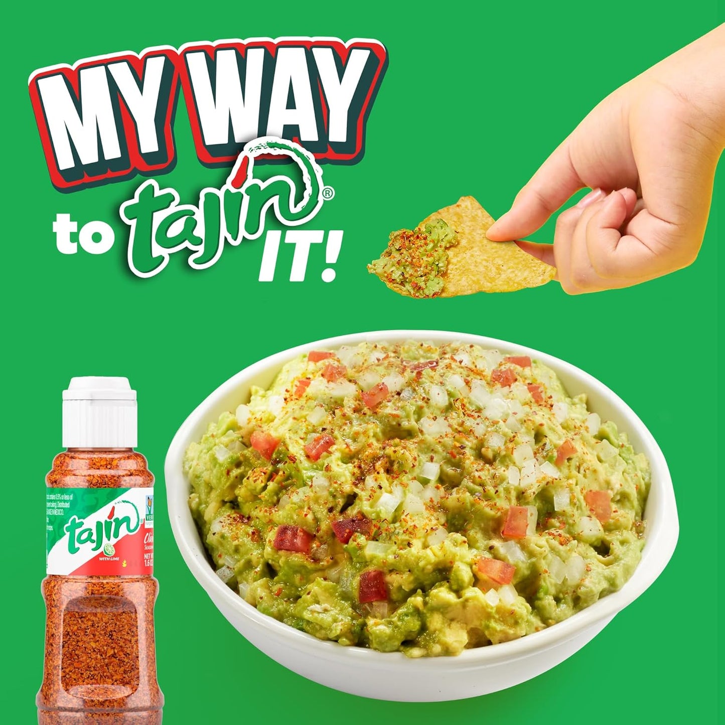 Tajín Clásico Mini 1.6 oz Spice Blend – Kid-Friendly Sprinkle for Mango, Watermelon, and Cucumber Snacks