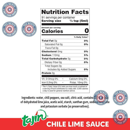 Tajin Mexican-Inspired Sauce Set – Lunchbox Add-In for Kids and Teens, Allergen-Free Chamoy and Chile Lime, 15.38oz