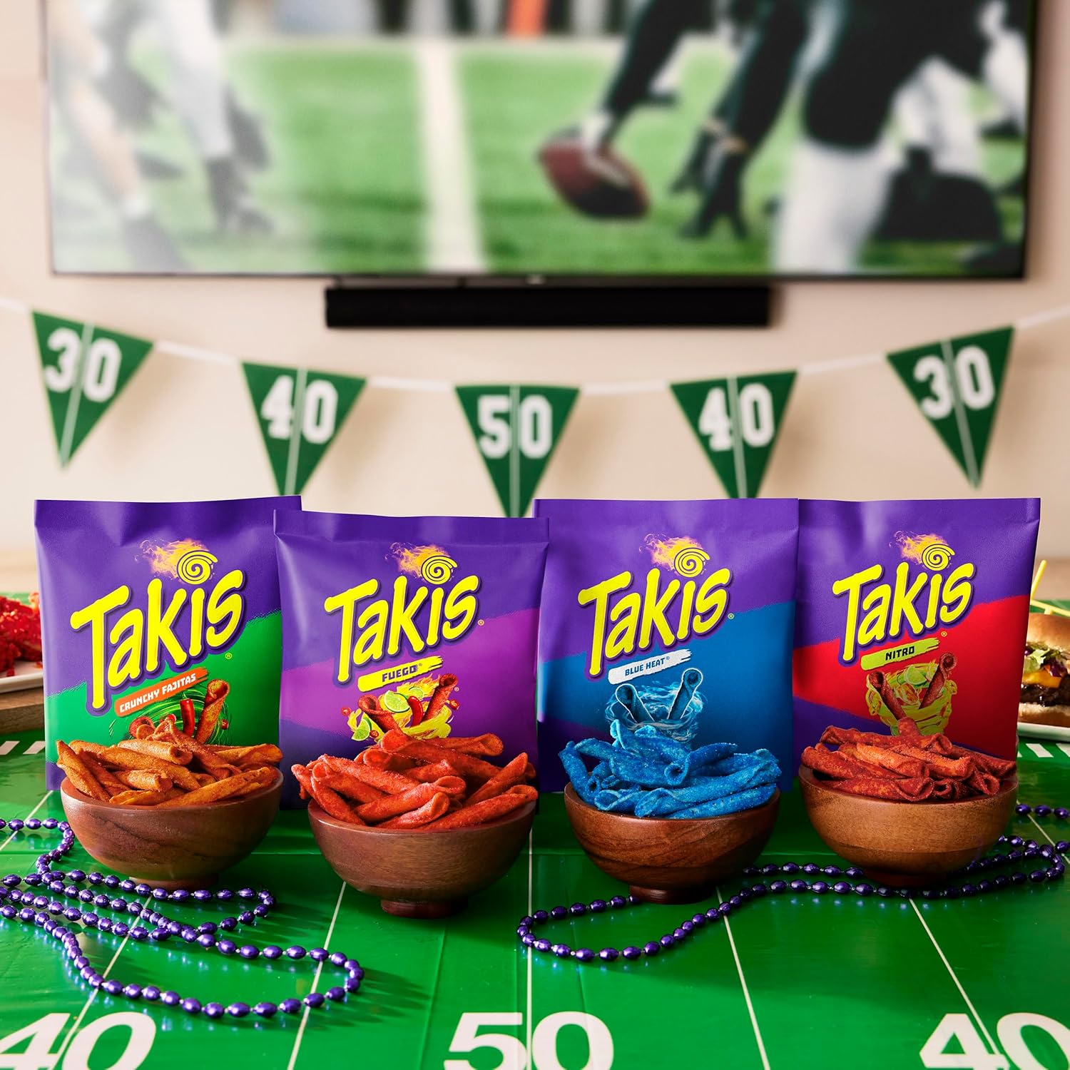 Takis Assorted Rolled Chips Gift Box – Stocking Stuffer and Birthday Snack Surprise for Teens, 18 Individually Wrapped Bags