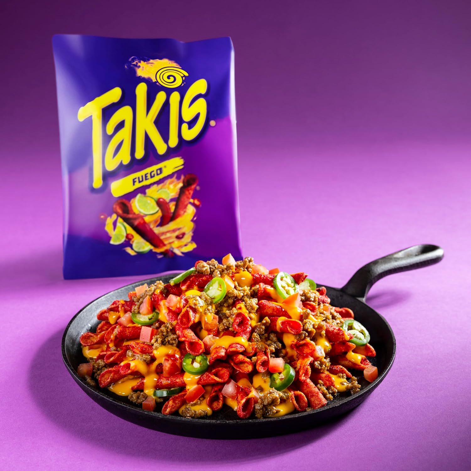 Takis Assorted Rolled Chips Gift Box – Stocking Stuffer and Birthday Snack Surprise for Teens, 18 Individually Wrapped Bags