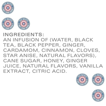 TAZO Classic Chai Black Tea Concentrate – Easy Microwave Chai Latte for Desk Side Productivity Boost, 32 oz