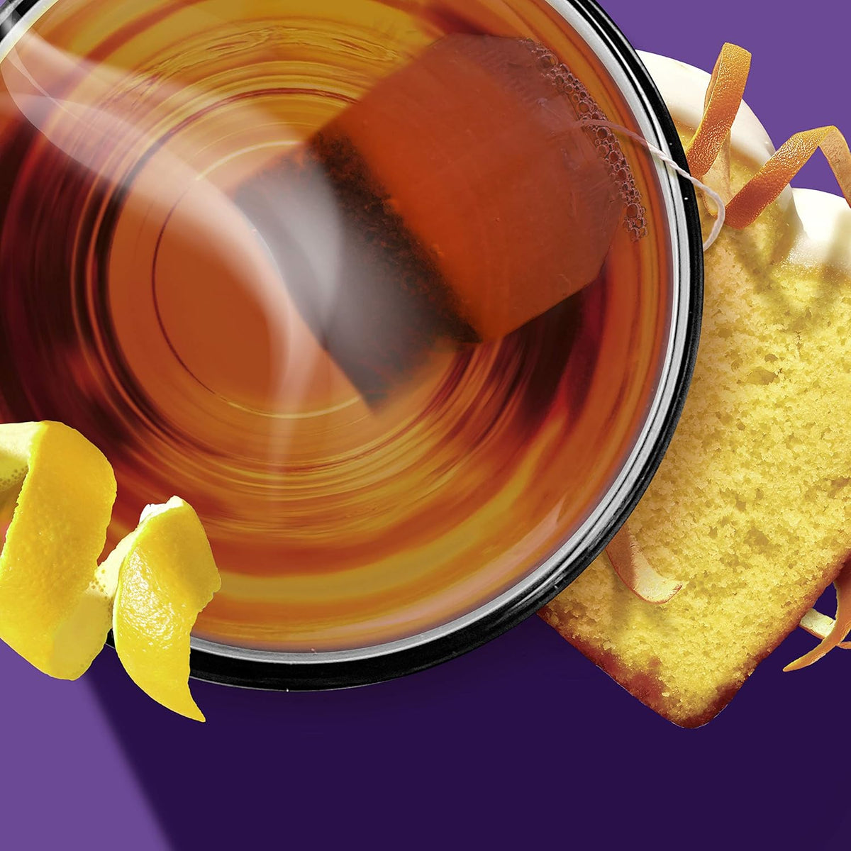 TAZO Glazed Lemon Loaf Herbal Tea – Steady Study Companion with No Caffeine Dip