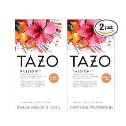 TAZO Passion Herbal Tea – Pregnancy Safe Kosher Herbal Cup for Nursery and Playroom Sharing