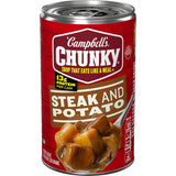 Campbell's Chunky Soup Steak With Hearty Vegetables – Commuter Apartment Pantry Can, Fast Weekday Lunch