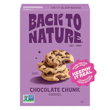 Back to Nature Chocolate Chunk Cookies – Clean-Ingredient Snack for Coffee and Quiet Moments at Home, 7.5 oz Box