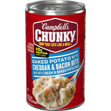 Campbell's Chunky Cheddar Bacon Potato Soup – 18.8 Oz Simple Microwavable Meal for Intentional Living