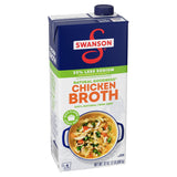 Swanson Natural Goodness Lower Sodium Chicken Broth – Neutral, Versatile Broth for Minimalist Meal Building