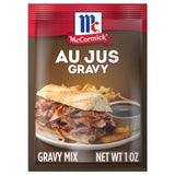McCormick Au Jus Gravy Mix – Gourmet Brown Gravy for Elevated Holiday Roasts and Comfort Food, Pack of 4