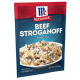McCormick Beef Stroganoff Seasoning Mix – Family-Sized Stroganoff Flavor Without Artificial Flavors for Kids