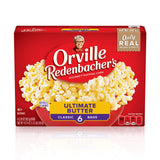 Orville Redenbacher's Microwave Popcorn Ultimate Butter – Single-Serve Mindfulness Snack for Mindful Home Theater Nights