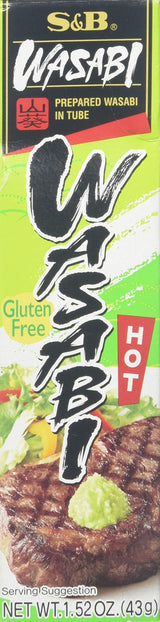 S&B Wasabi Paste in Tube – Valentine's Day Gift for the Home Chef Who Loves Japanese Cuisine