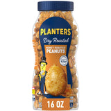 PLANTERS Honey Roasted Peanuts Shabbat and Holiday Gathering Snack, Kosher Gift Jar, 16oz