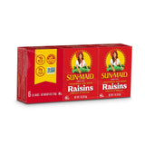 Sun-Maid Seedless Raisins – Healthy Stocking Stuffer for Bakers and Snack Lovers, 1 oz 6-Pack