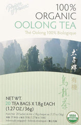 Prince of Peace Organic Oolong Tea, 100 Tea Bags – Consistent Flavor Tea Bag for Long Study Sessions, Reusable Across 2-3 Cups