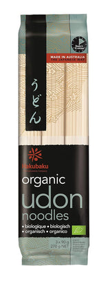 Hakubaku Organic Wheat Udon – Pantry-Friendly Pack of 4 for Efficient Family Dinners