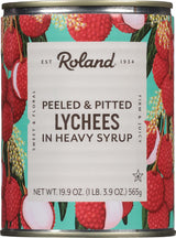 Roland Lychees Heavy Syrup 20 oz – Pure Tropical Ingredient for Holistic Chinese Food Therapy