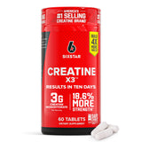 Six Star Creatine Pills X3 – Wellness Routine Support for Men and Women Who Train