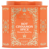 Harney & Sons Historic Royal Palaces Hot Cinnamon Spice Tea – High-End Black Tea Experience, 30 Sachets