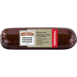 Old Wisconsin Summer Sausage – Low Carb Mindful Snacking, Hardwood Smoked Sausage for Diet Conscious Lifestyles