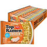 Nissin Top Ramen Bowl – Single-Serve Bowl for Clutter-Free Lunch Prep, Just Add Water, Beef 6-Pack