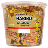 Haribo Gold Bears Goldbären Mini Bags – School Event Party Favor for Kids, 100 Count Tub