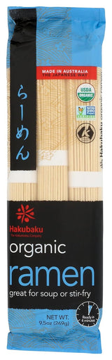 Hakubaku Organic Ramen Noodles, 9.5 oz – Versatile Organic Ramen to Replace Multiple Noodle Jars