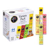 4C Iced Tea Singles Variety Pack - Vitamin C Hydration for Wellness Focused Adults Building Healthy Daily Rituals