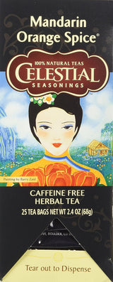 Celestial Seasonings Caffeine Free Chamomile Herbal Tea Uncluttered Pantry Staple for Less-Is-More Homes