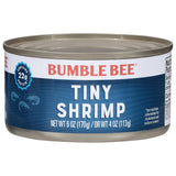 Bumble Bee Tiny Shrimp in Water – Portable High-Protein Snack for RV Trips and Hotel Stays