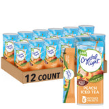 Crystal Light Peach Iced Tea Drink Mix – Quick-Prep Refreshment for Conference Rooms and Study Sessions, 72 Packets