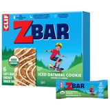 CLIF Kid Zbar Iced Oatmeal Cookie Wholesome Snack Bar for Post-Workout Refuel and Balanced Family Nutrition, 6 Count