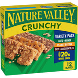 Nature Valley Crunchy Granola Bars – Outdoor Adventure Snack, Variety Pack for Long Trails