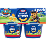 Kraft Character Mac & Cheese Single-Serve Cups for Kids Lunchbox Quick 3.5 Minute Microwave Meal 4 Pack