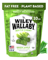 Wiley Wallaby Australian Licorice Twists – Portable Green Apple Candy for Camping, Hiking & Patio Snacking