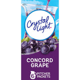 Crystal Light Caffeinated Grape Mix – Quick Desk-Side Flavored Water for Deep Work and Study Blocks, 120 Individually Sealed Packets