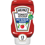 Heinz No Sugar Added Ketchup 13 oz – Housewarming Gift for New Home Pantry Staples