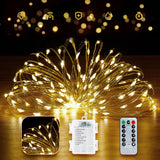 Minetom Kids Room Fairy Lights – Flame Free LED Twinkle Lights for Baby Crib Area, with 6hr Auto Timer