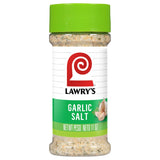 Lawry's Garlic Salt – Easy Table-Side Seasoning for Kid Snacks Like Eggs and Fries, 11 oz Shaker