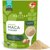 Navitas Organics Maca Powder – Tri-Color Maca Blend for All-Day Concentration, Quick Desk Smoothies and Steady Workday Energy