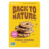 Back to Nature Fudge Striped Cookies – Whole Grain Shortbread for Self-Care Coffee Breaks, Kitchen Pantry