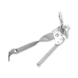 Chef Craft Select Can Opener – Slim Nickel-Plated Hand Crank Opener for Apartment Drawers and Clutter-Free Counters