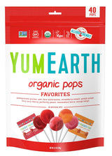 YumEarth Organic Lollipops – Organic Plant Based Lollipops for Vegan Families, 8.7 oz Resealable